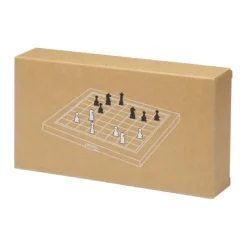 Gift Campaign Scacchiera pieghevole in legno di pino con 16 pezzi marroni e 16 avorio></noscript> Giochi E Passatempo