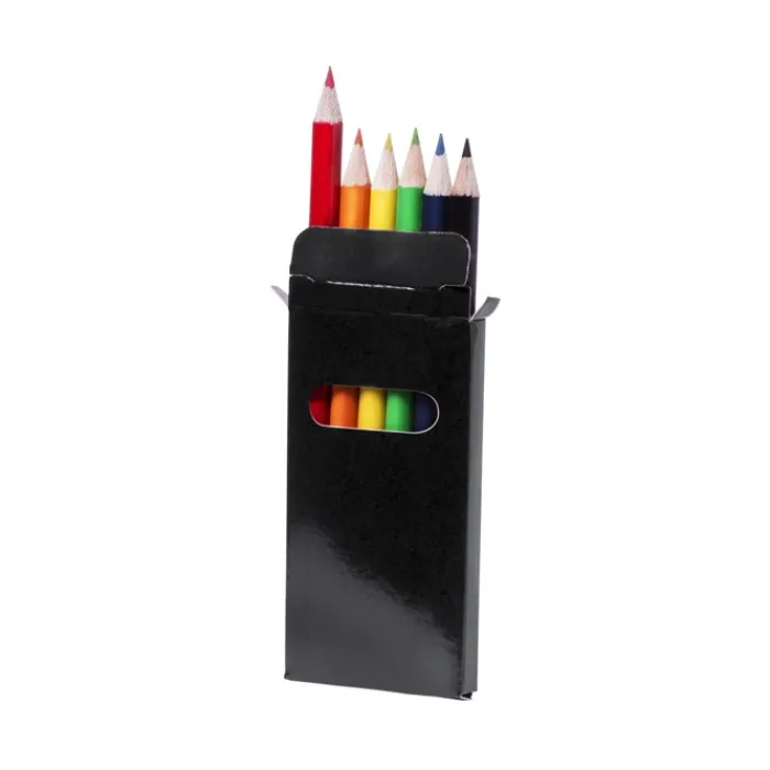 Gift Campaign Scatola con 6 matite colorate gadget per disegnare Pigment> Matite Colorate