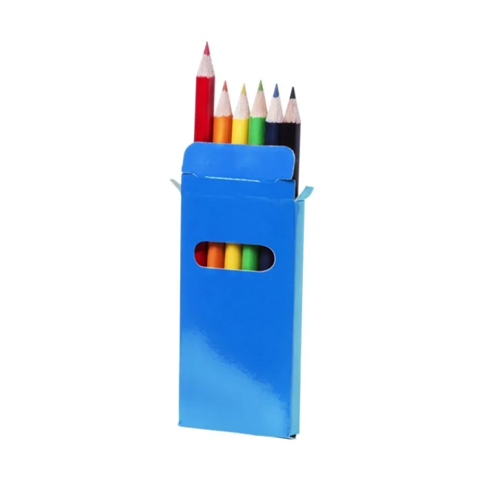 Gift Campaign Scatola con 6 matite colorate gadget per disegnare Pigment> Matite Colorate