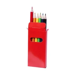 Gift Campaign Scatola con 6 matite colorate gadget per disegnare Pigment></noscript> Matite Colorate