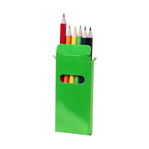 Gift Campaign Scatola con 6 matite colorate gadget per disegnare Pigment> Matite Colorate