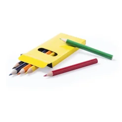Gift Campaign Scatola con 6 matite colorate gadget per disegnare Pigment></noscript> Matite Colorate