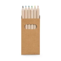 Gift Campaign Scatola di carta kraft con 6 matite colorate Essential></noscript> Gadget Per La Scuola|Matite Colorate