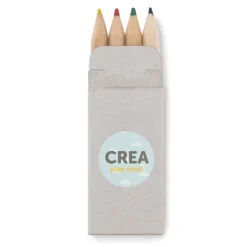 Gift Campaign Scatola di cartone con 4 mini pastelli colorati Little></noscript> Regali Per Bambini|Matite Colorate
