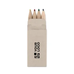 Gift Campaign Scatola di cartone con 4 mini pastelli colorati Little></noscript> Regali Per Bambini|Matite Colorate