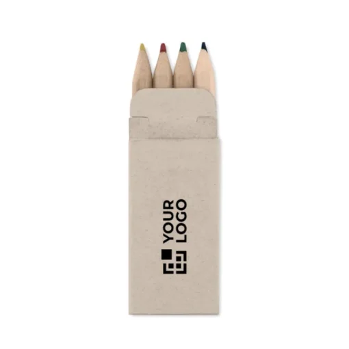 Gift Campaign Scatola di cartone con 4 mini pastelli colorati Little> Regali Per Bambini|Matite Colorate