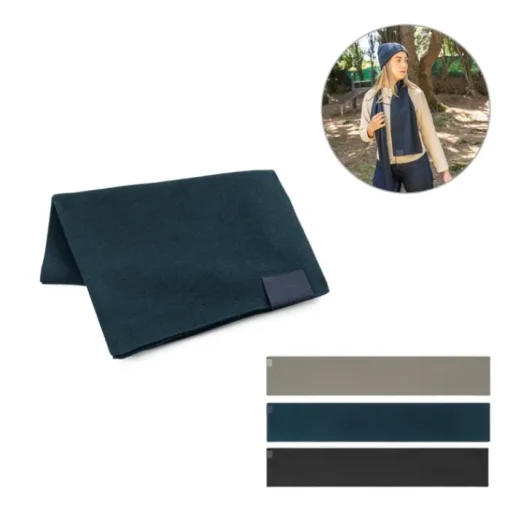 Gift Campaign Sciarpa in poliestere riciclato rPET con patch personalizzabile> Sciarpe E Scaldacollo