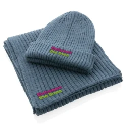 Gift Campaign Sciarpa personalizzabile sostenibile 4 strati a maglia Impact Polylana></noscript> Sciarpe E Scaldacollo