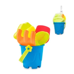 Gift Campaign Secchiello da spiaggia con paletta, restrello, colino e formina Junior></noscript> Gadget Da Mare