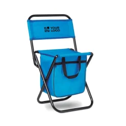 Gift Campaign Sedia pieghevole con logo in poliestere 600D con borsa termicaChill></noscript> Gadget Da Mare