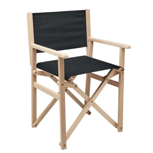 Gift Campaign Sedia pieghevole in legno con seduta sfoderabile in poliestere> Gadget Da Mare