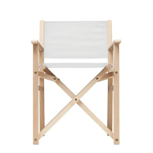 Gift Campaign Sedia pieghevole in legno con seduta sfoderabile in poliestere> Gadget Da Mare