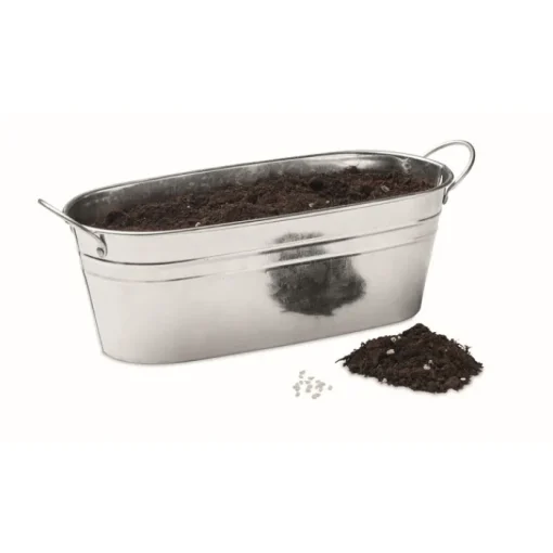 Gift Campaign Semi di erbe aromatiche in grande vaso in zinco Mix Seeds> Vasetti Con Semi