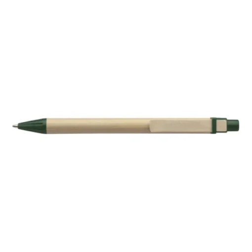 Gift Campaign Semplice penna in cartone con clip in legno inchiostro blu Woodclip> Penne Ecologiche