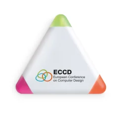 Gift Campaign Set 3 evidenziatori in formato triangolare personalizzabile Triangle></noscript> Evidenziatori