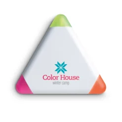 Gift Campaign Set 3 evidenziatori in formato triangolare personalizzabile Triangle></noscript> Evidenziatori