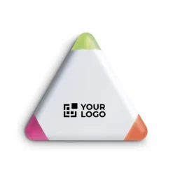 Gift Campaign Set 3 evidenziatori in formato triangolare personalizzabile Triangle></noscript> Evidenziatori