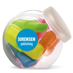 Gift Campaign Set 5 evidenziatori promozionali più colori in barattolo con logo Fun></noscript> Regali Per Bambini|Evidenziatori