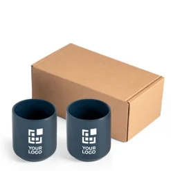 Gift Campaign Set 2 tazze in ceramica opache colori assortiti 280ml Home></noscript> Tazzine Da Caffè E Tazze Tè