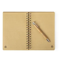 Gift Campaign Set block notes e penna in bambù in confezione Regalo Bambù><noscript><img width=