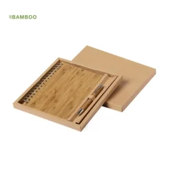 Gift Campaign Set block notes e penna in bambù in confezione Regalo Bambù><noscript><img width=