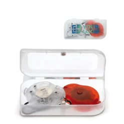 Gift Campaign Set con 2 luci a LED per bicicletta in scatolina con logo></noscript> Gadget Per Bicicletta