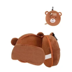 Gift Campaign Set cuscino poggiatesta e mascherina per bambini in custodia orsetto></noscript> Accessori Da Viaggio