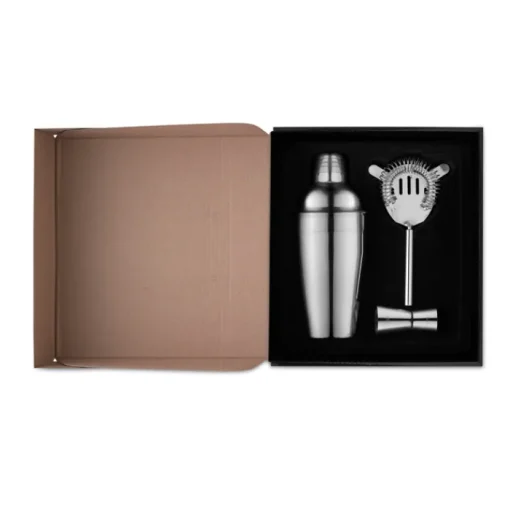 Gift Campaign Set da cocktail con shaker da 500ml in acciaio e accessori Bartender> Altri Utensili Da Cucina