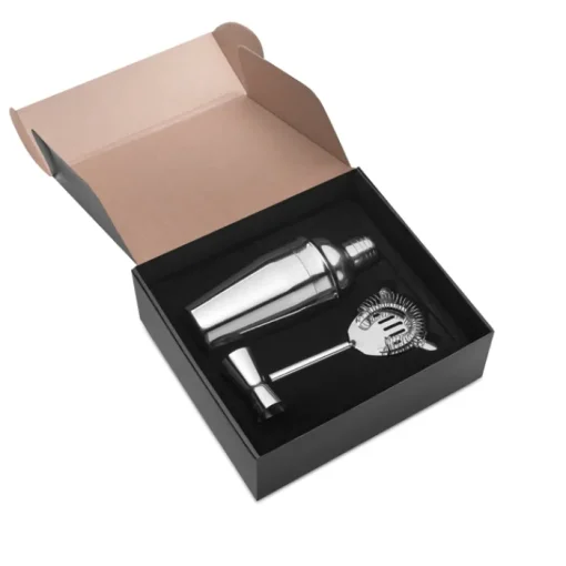 Gift Campaign Set da cocktail con shaker da 500ml in acciaio e accessori Bartender> Altri Utensili Da Cucina