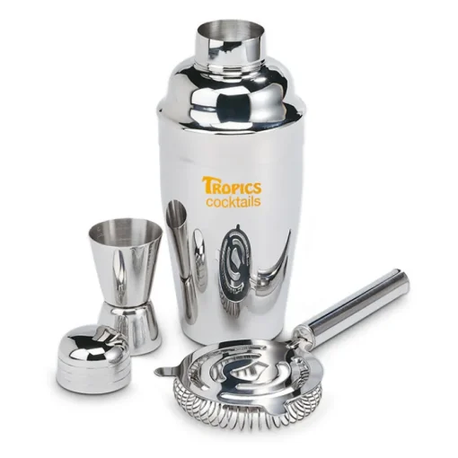 Gift Campaign Set da cocktail con shaker da 500ml in acciaio e accessori Bartender> Altri Utensili Da Cucina