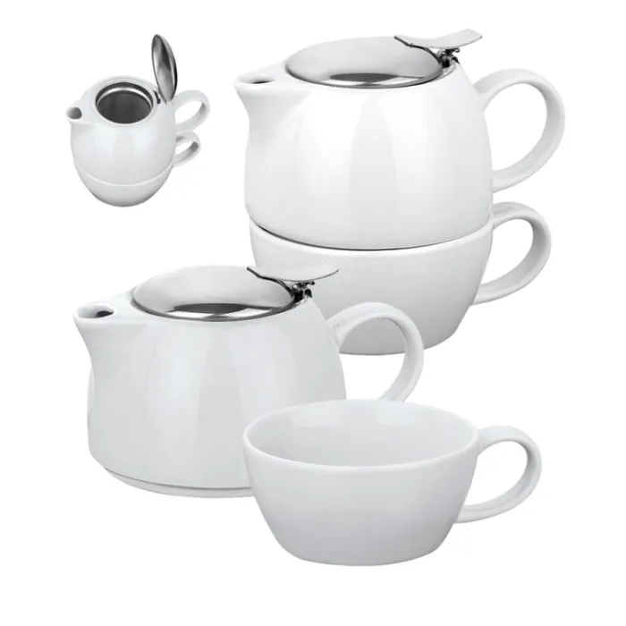 Gift Campaign Set da tè con teiera 440ml filtro acciaio inox e tazza 280 ml Duet> Tazzine Da Caffè E Tazze Tè