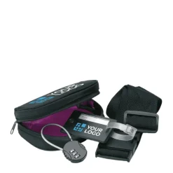 Gift Campaign Set da viaggio 3 pezzi personalizzabile con logo con custodia Voyager></noscript> Accessori Da Viaggio