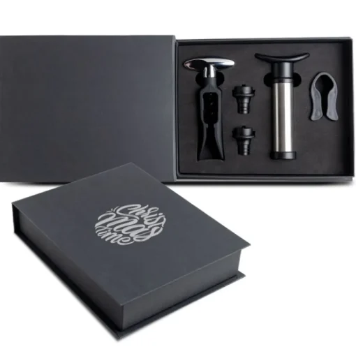 Gift Campaign Set da vino con vari utensili come cavatappi e taglia capsule> Gadget Per Vino