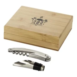 Gift Campaign Set da vino personalizzati con cavatappi e versatore per vino Crianza></noscript> Gadget Per Vino