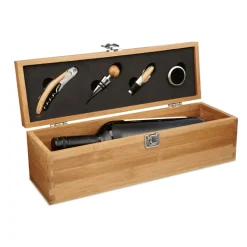 Gift Campaign Set da vino personalizzati con cofanetto di bambù Semillon><noscript><img width=