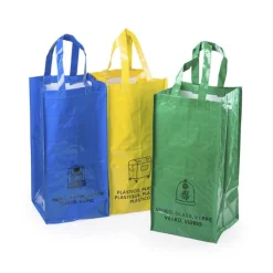 Gift Campaign Set di 3 buste per differenziare la spazzatura 125 g/m2 Recycle></noscript> Borse Di Tela Personalizzate