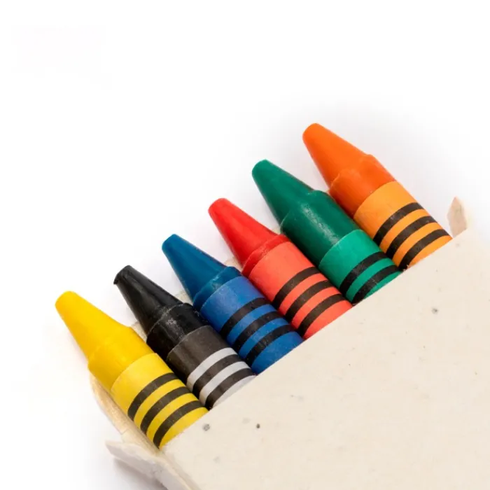 Gift Campaign Set di 6 colori a cera in scatola di cartone con semi di petunia> Matite Colorate