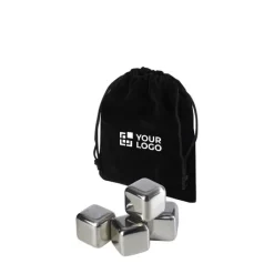 Gift Campaign Set di 4 cubetti di ghiaccio riutilizzabili in acciaio inossidabile></noscript> Altri Utensili Da Cucina