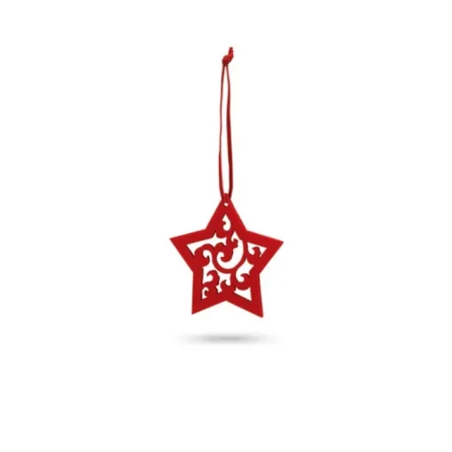 Gift Campaign Set di 5 decorazioni natalizie rosse in feltro da appendere> Gadget Natalizi
