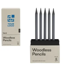 Gift Campaign Set di 5 matite aziendali in grafite personalizzabili Infinity></noscript> Matite Classiche