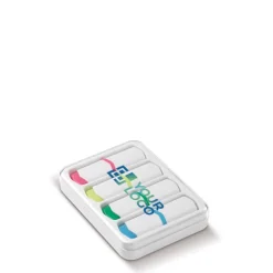 Gift Campaign Set di 4 mini evidenziatori in scatola con coperchio trasparente></noscript> Evidenziatori
