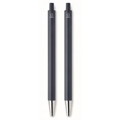 Gift Campaign Set di 2 penne in alluminio riciclato: 1 in grafite e 1 inchiostro blu></noscript> Penne In Metallo