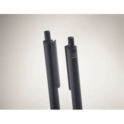 Gift Campaign Set di 2 penne in alluminio riciclato: 1 in grafite e 1 inchiostro blu> Penne In Metallo