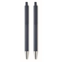 Gift Campaign Set di 2 penne in alluminio riciclato: 1 in grafite e 1 inchiostro blu></noscript> Penne In Metallo