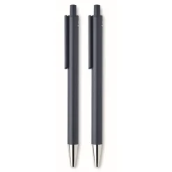 Gift Campaign Set di 2 penne in alluminio riciclato: 1 in grafite e 1 inchiostro blu></noscript> Penne In Metallo