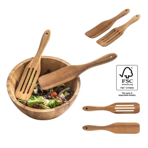 Gift Campaign Set di 2 posate per insalata in legno di acacia certificato FSC™> Altri Utensili Da Cucina