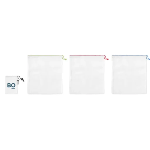 Gift Campaign Set di 3 sacchetti ecologici personalizzati colorati rPET Greenery> Borse Per La Spesa