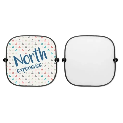 Gift Campaign Set di 2 tendine parasole per auto personalizzate con 2 ventose Shadow> Gadget Per Auto