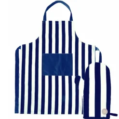 Gift Campaign Set di grembiule e guanto da barbecue con design a righe Segaform> Grembiuli Personalizzati