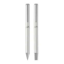 Gift Campaign Set penna e roller in alluminio riciclato anodizzato a inchiostro nero></noscript> Penne Ecologiche